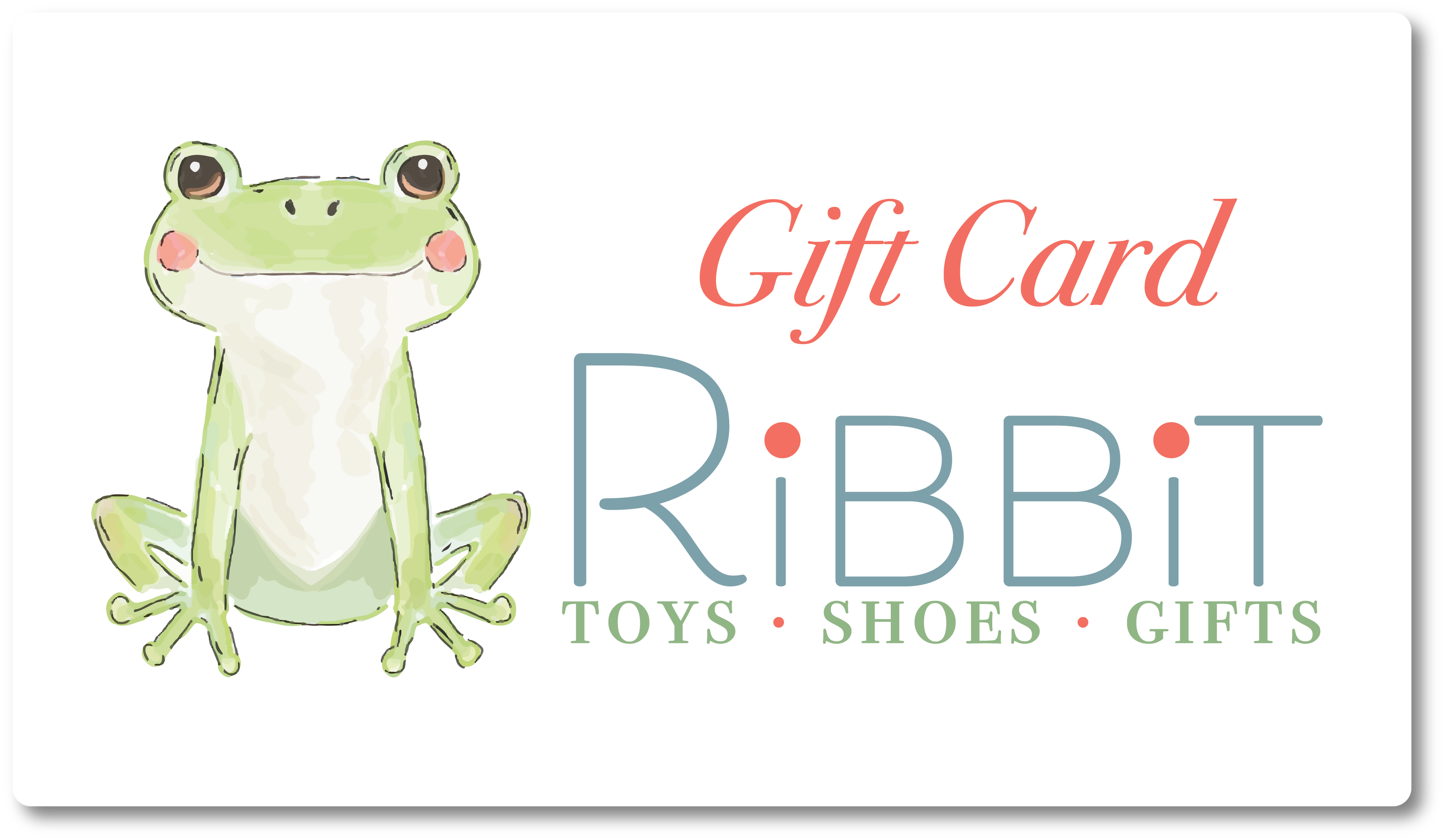 Ribbit Gift Card